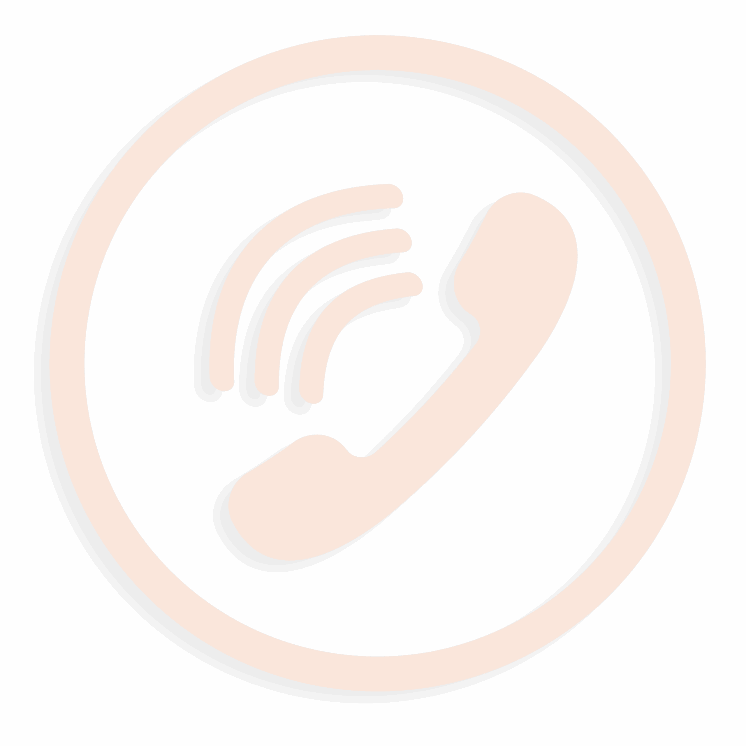 Icône téléphone orange